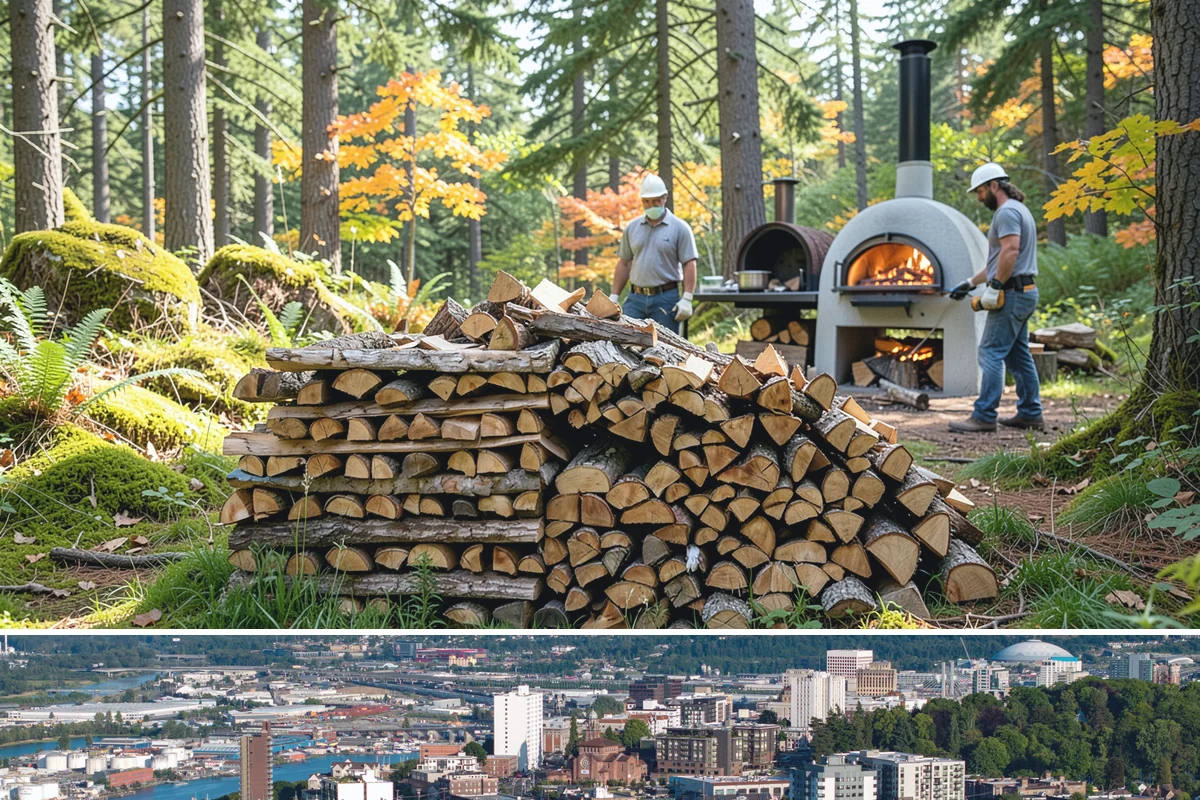 Firewood Rotation in Tacoma, Pierce County, WA - Set up rotation heading into fall so seasoned wood is up front for the heating season.