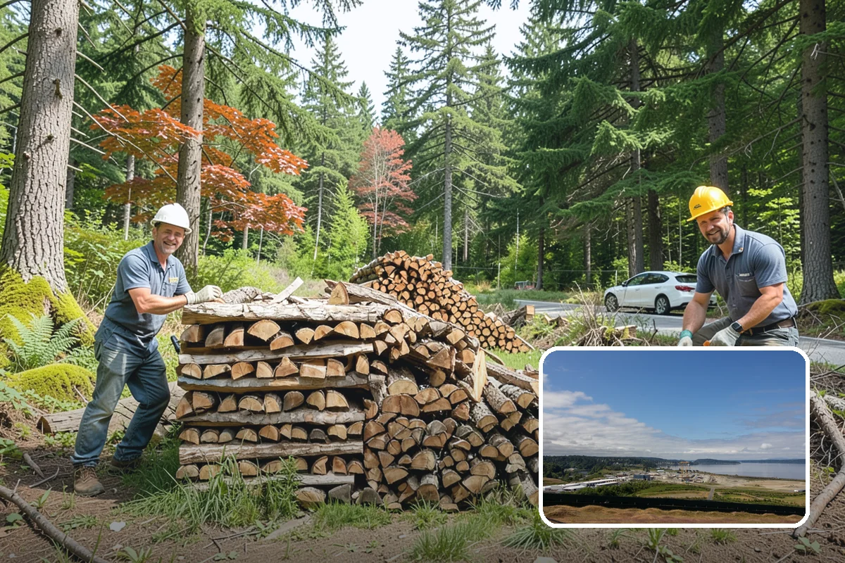 Firewood Rotation in University Place, Pierce County, WA - Ensures you always burn the driest wood available