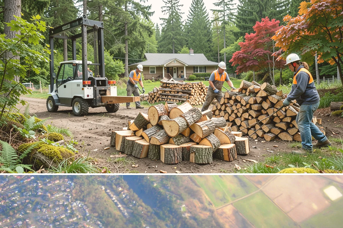 Firewood Sales in Algona, King County, WA - Stock up in the shoulder seasons of late summer and fall when supply is strongest and you can burn immediately.