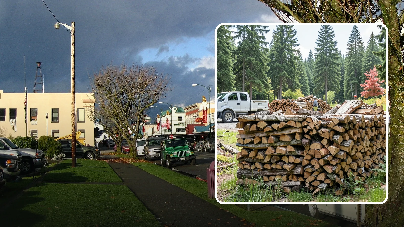 Firewood Sales in Arlington, Snohomish County, WA - We sell dependable, properly seasoned firewood by the quantity you need for reliable heat through the damp Pacific Northwest...