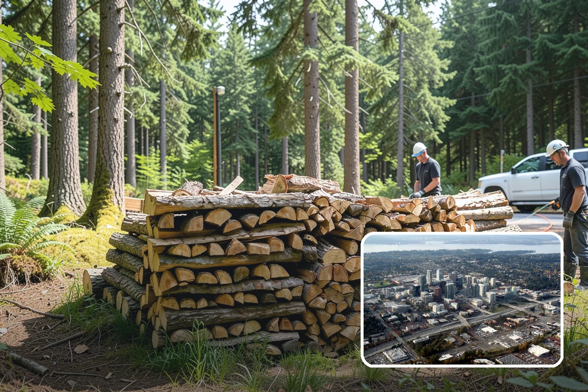 Firewood Sales in Bellevue, King County, WA - Honest, measured volumes on every purchase