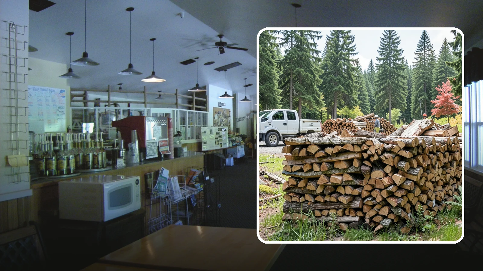 Firewood Sales in Black Diamond, King County, WA - We sell dependable, properly seasoned firewood by the quantity you need for reliable heat through the damp Pacific Northwest...