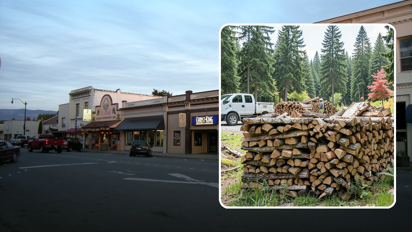 Firewood Sales in Burlington, Skagit County, WA - We sell dependable, properly seasoned firewood by the quantity you need for reliable heat through the damp Pacific Northwest...