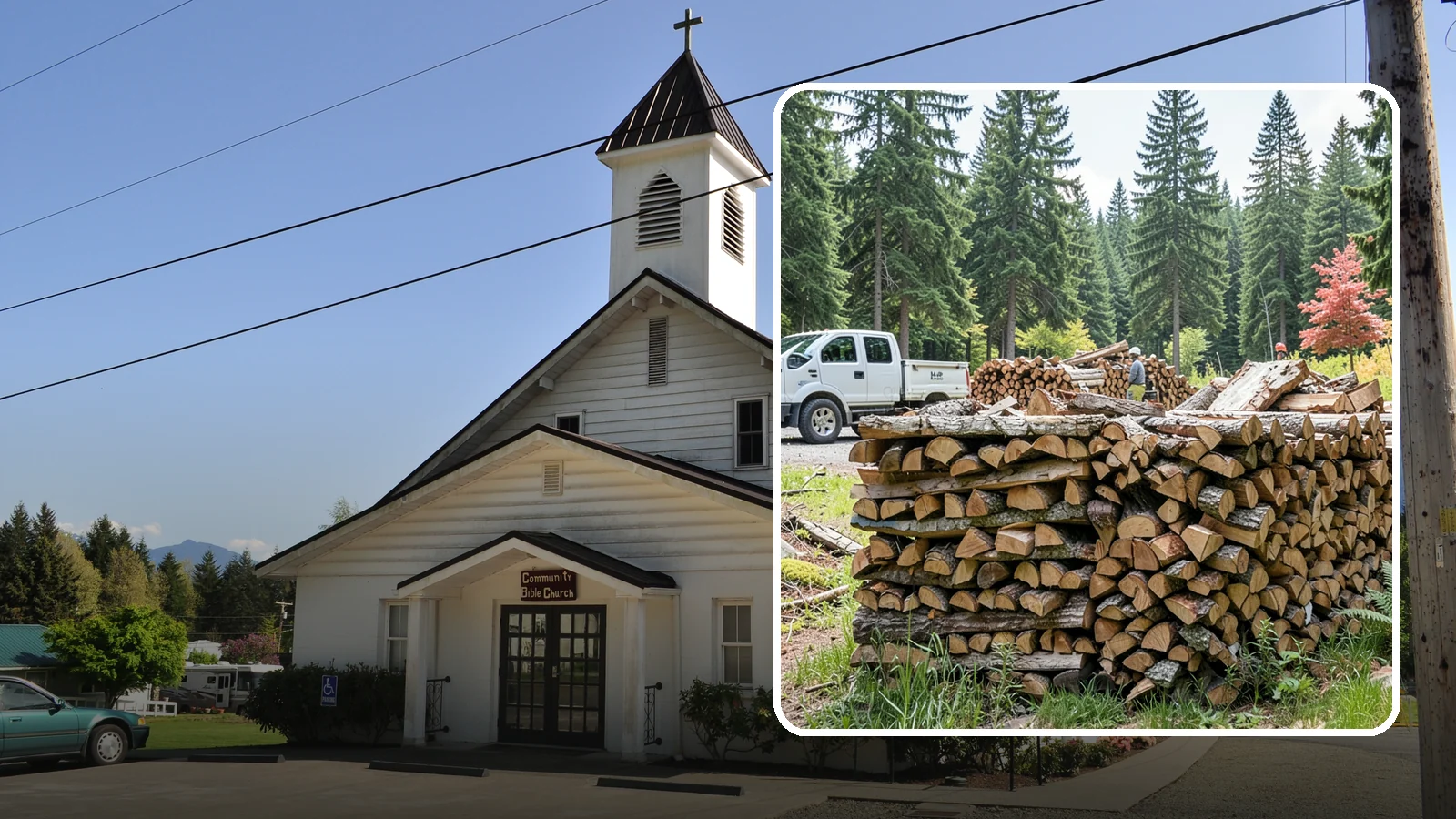 Firewood Sales in Concrete, Skagit County, WA - We sell dependable, properly seasoned firewood by the quantity you need for reliable heat through the damp Pacific Northwest...