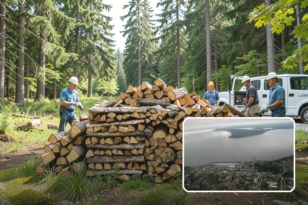 Firewood Sales in Des Moines, King County, WA - Honest, measured volumes on every purchase