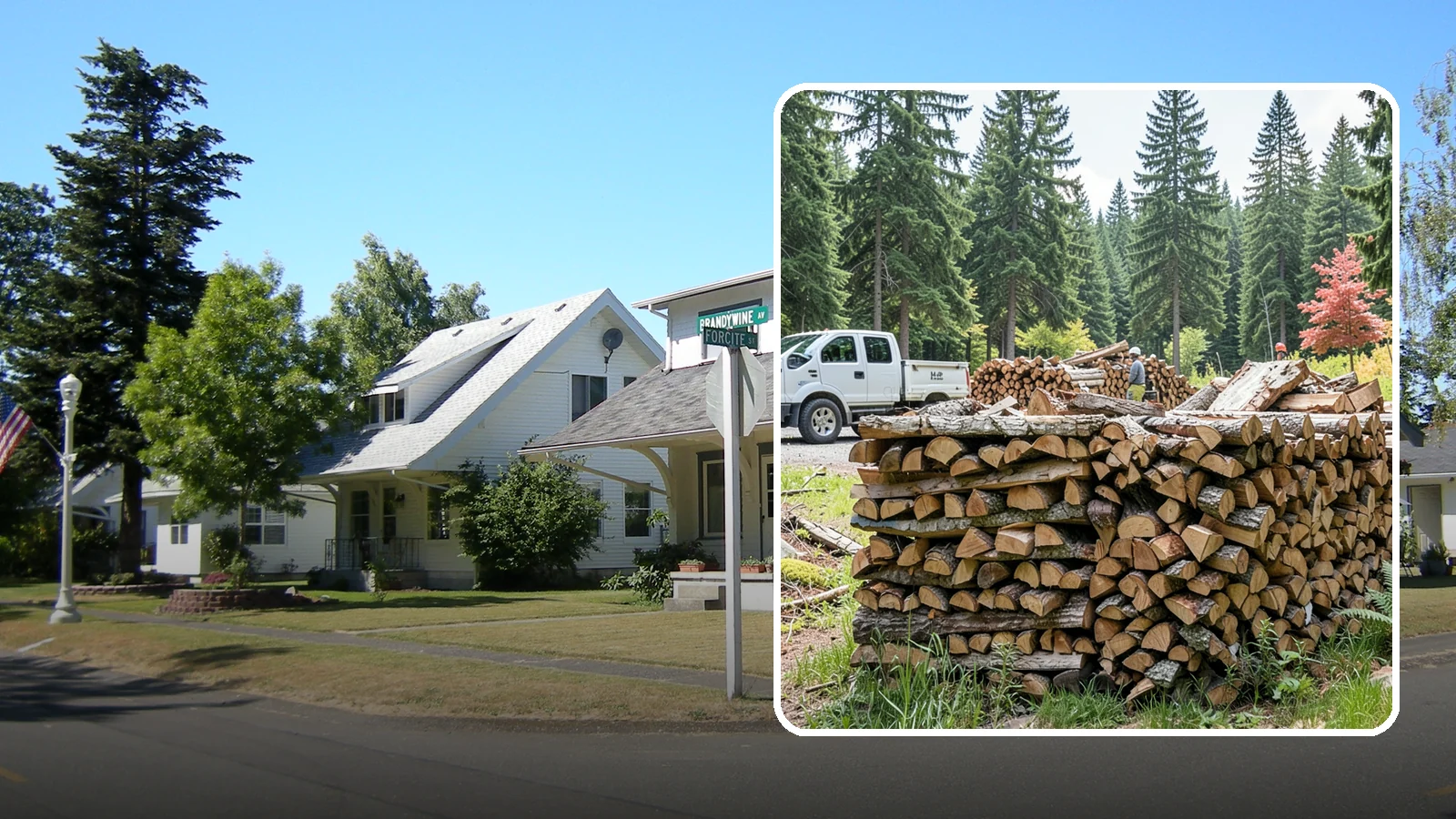 Firewood Sales in DuPont, Pierce County, WA - We sell dependable, properly seasoned firewood by the quantity you need for reliable heat through the damp Pacific Northwest...