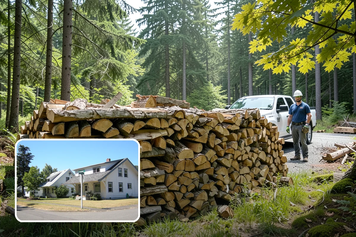 Firewood Sales in DuPont, Pierce County, WA - Honest, measured volumes on every purchase
