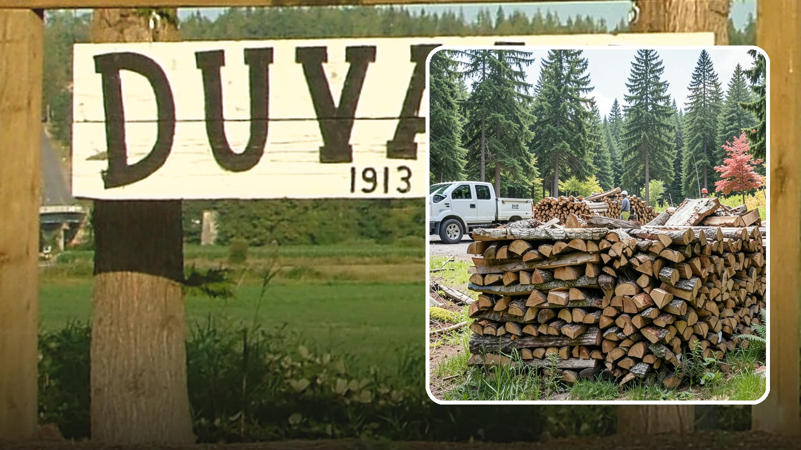 Firewood Sales in Duvall, King County, WA - We sell dependable, properly seasoned firewood by the quantity you need for reliable heat through the damp Pacific Northwest...