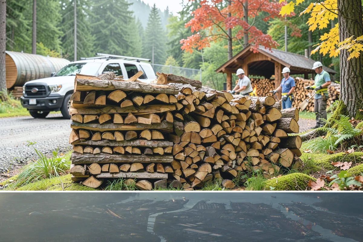 Firewood Sales in Fife, Pierce County, WA - Stock up in the shoulder seasons of late summer and fall when supply is strongest and you can burn immediately.