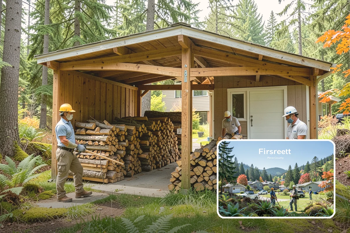 Firewood Sales in Fircrest, Pierce County, WA - Honest, measured volumes on every purchase