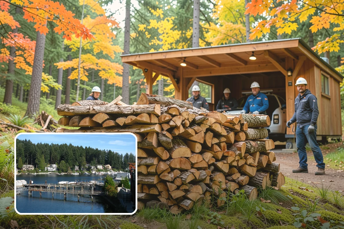 Firewood Sales in Gig Harbor, Pierce County, WA - Honest, measured volumes on every purchase