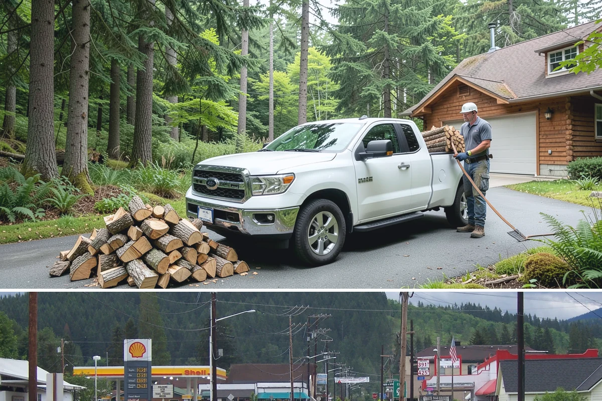 Firewood Sales in Granite Falls, Snohomish County, WA - Stock up in the shoulder seasons of late summer and fall when supply is strongest and you can burn immediately.