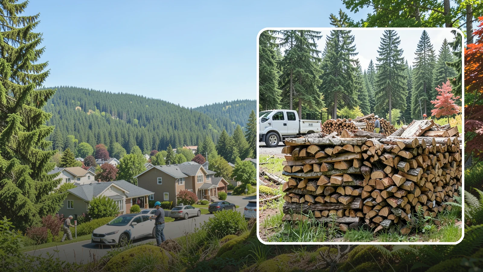 Firewood Sales in Index, Snohomish County, WA - We sell dependable, properly seasoned firewood by the quantity you need for reliable heat through the damp Pacific Northwest...
