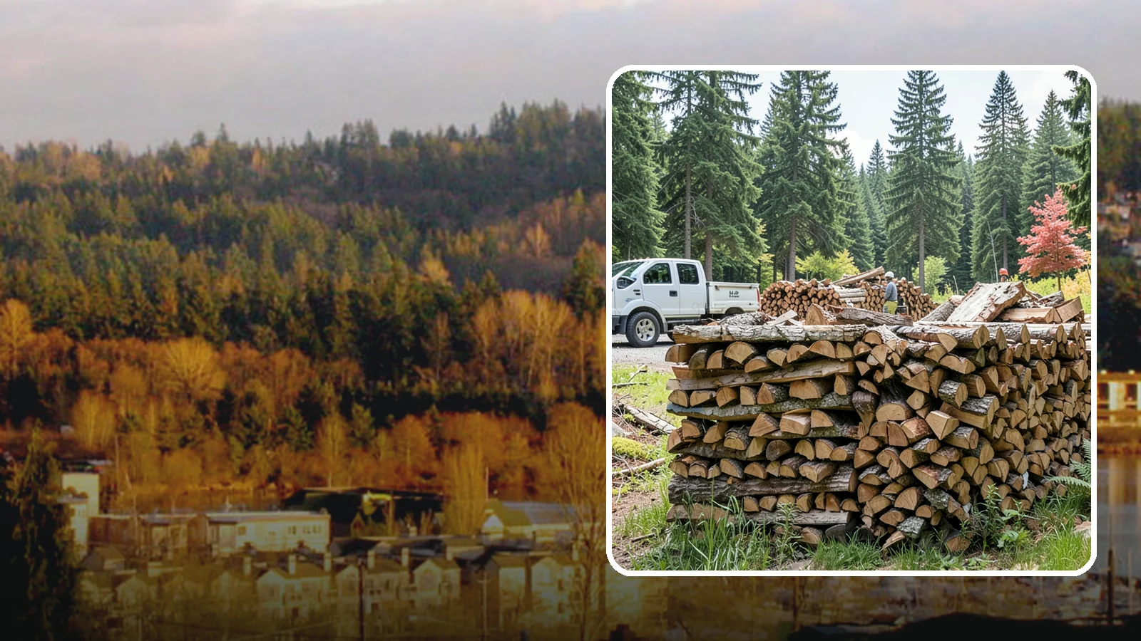 Firewood Sales in Kenmore, King County, WA - We sell dependable, properly seasoned firewood by the quantity you need for reliable heat through the damp Pacific Northwest...
