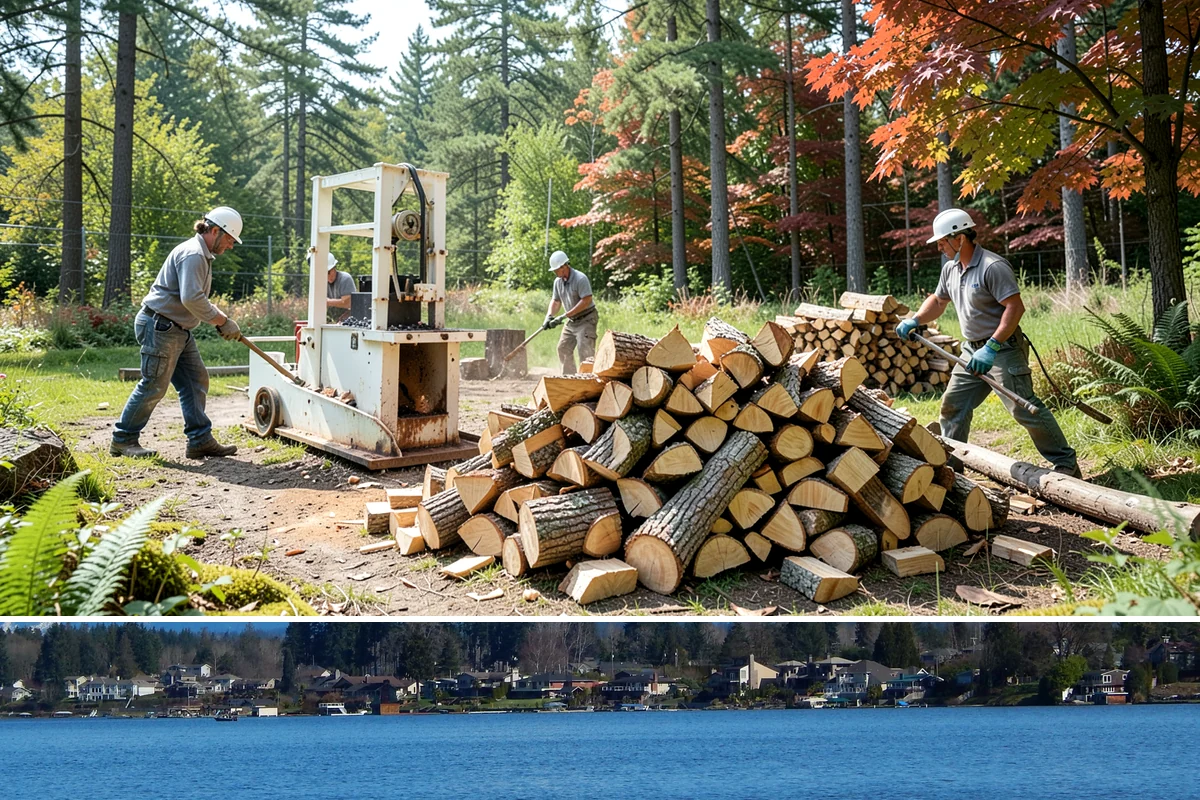 Firewood Sales in Lake Stevens, Snohomish County, WA - Stock up in the shoulder seasons of late summer and fall when supply is strongest and you can burn immediately.