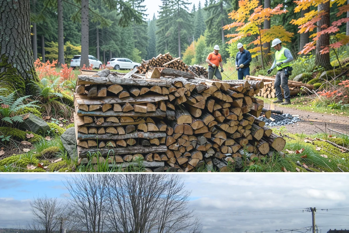 Firewood Sales in Langley, Island County, WA - Stock up in the shoulder seasons of late summer and fall when supply is strongest and you can burn immediately.