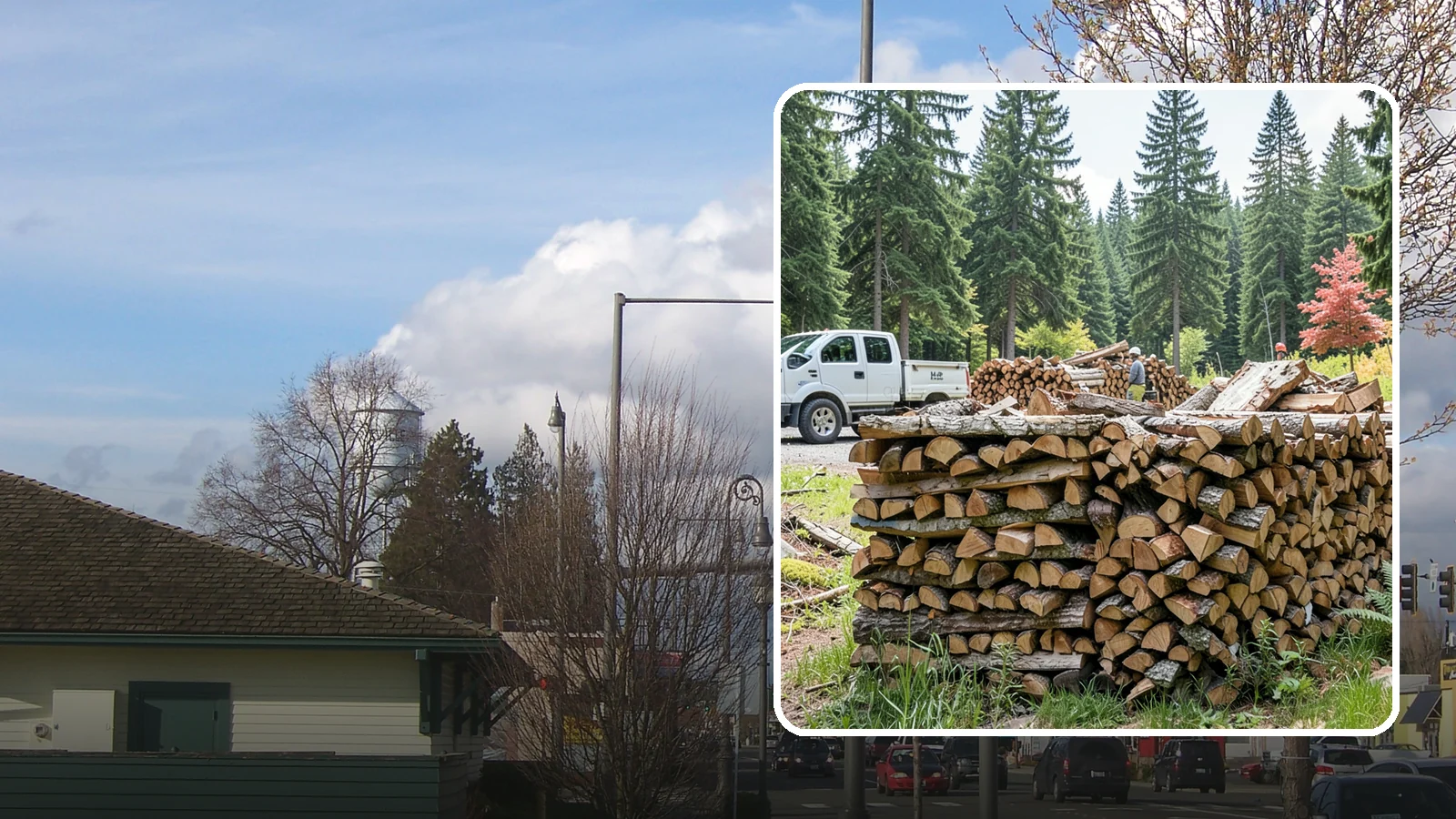 Firewood Sales in Marysville, Snohomish County, WA - We sell dependable, properly seasoned firewood by the quantity you need for reliable heat through the damp Pacific Northwest...