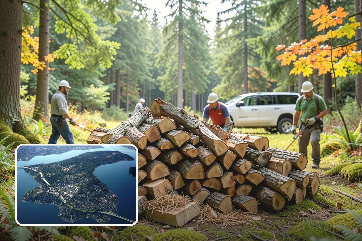 Firewood Sales in Mercer Island, King County, WA - Honest, measured volumes on every purchase