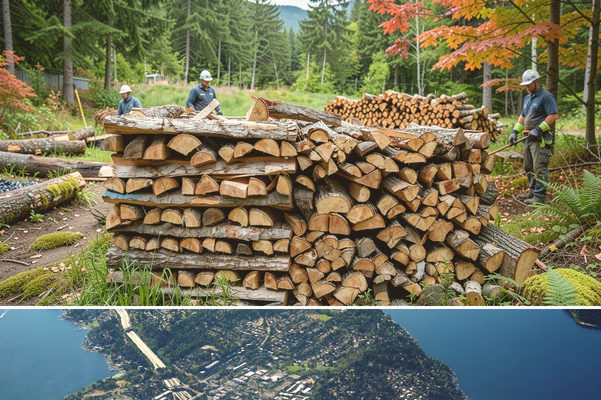 Firewood Sales in Mercer Island, King County, WA - Stock up in the shoulder seasons of late summer and fall when supply is strongest and you can burn immediately.