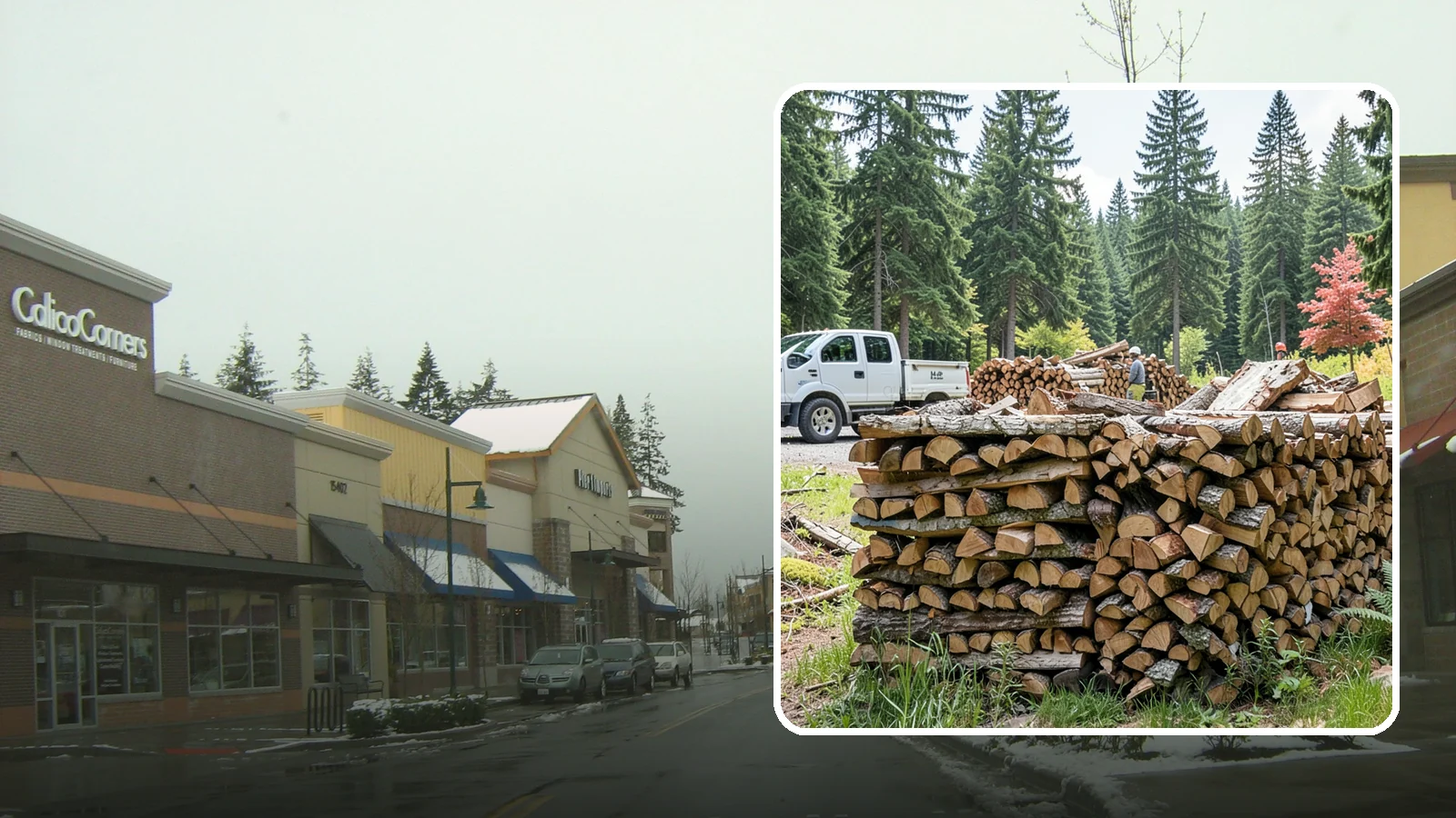 Firewood Sales in Mill Creek, Snohomish County, WA - We sell dependable, properly seasoned firewood by the quantity you need for reliable heat through the damp Pacific Northwest...