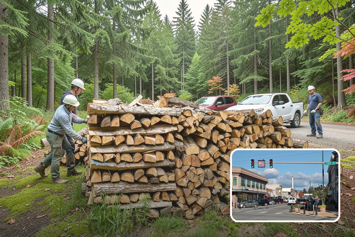 Firewood Sales in Monroe, Snohomish County, WA - Honest, measured volumes on every purchase
