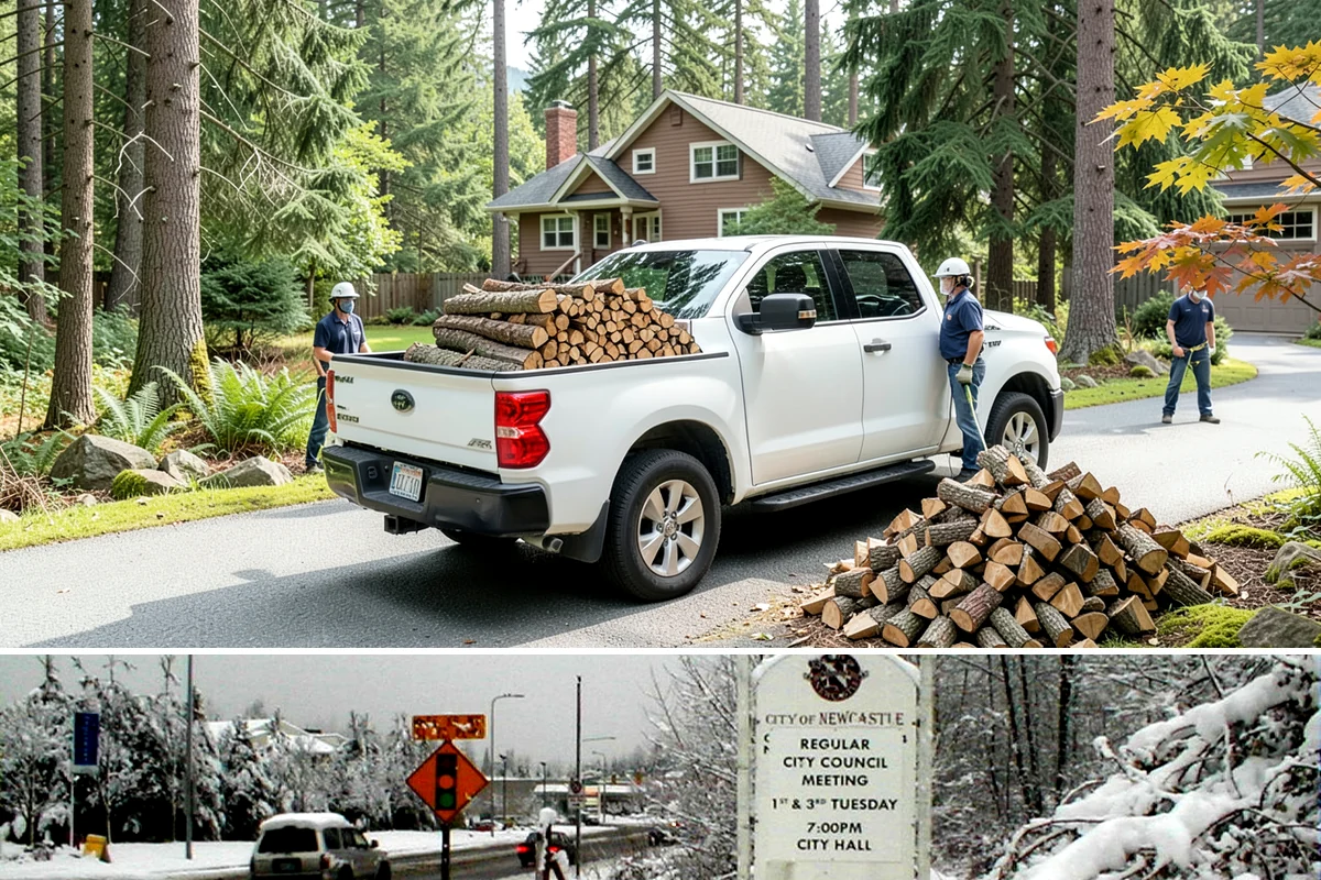 Firewood Sales in Newcastle, King County, WA - Stock up in the shoulder seasons of late summer and fall when supply is strongest and you can burn immediately.