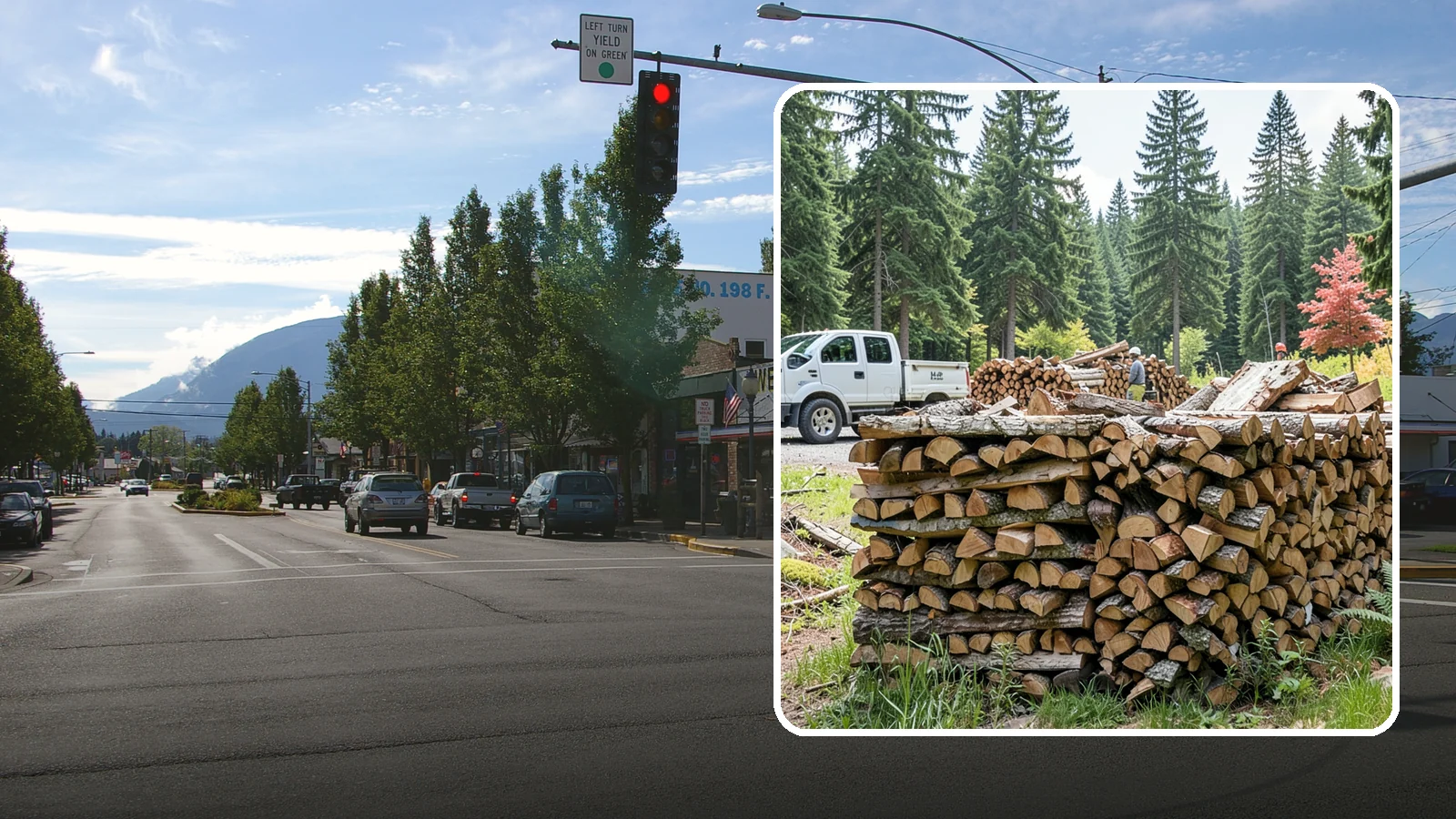 Firewood Sales in North Bend, King County, WA - We sell dependable, properly seasoned firewood by the quantity you need for reliable heat through the damp Pacific Northwest...