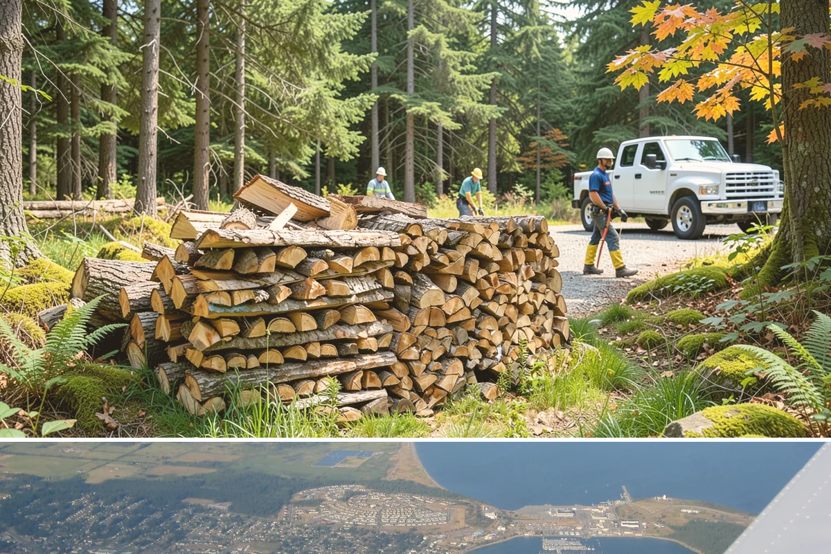 Firewood Sales in Oak Harbor, Island County, WA - Stock up in the shoulder seasons of late summer and fall when supply is strongest and you can burn immediately.
