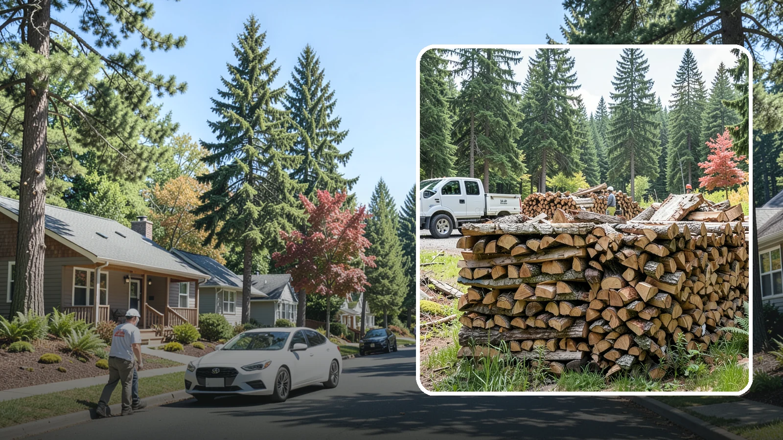 Firewood Sales in Orting, Pierce County, WA - We sell dependable, properly seasoned firewood by the quantity you need for reliable heat through the damp Pacific Northwest...