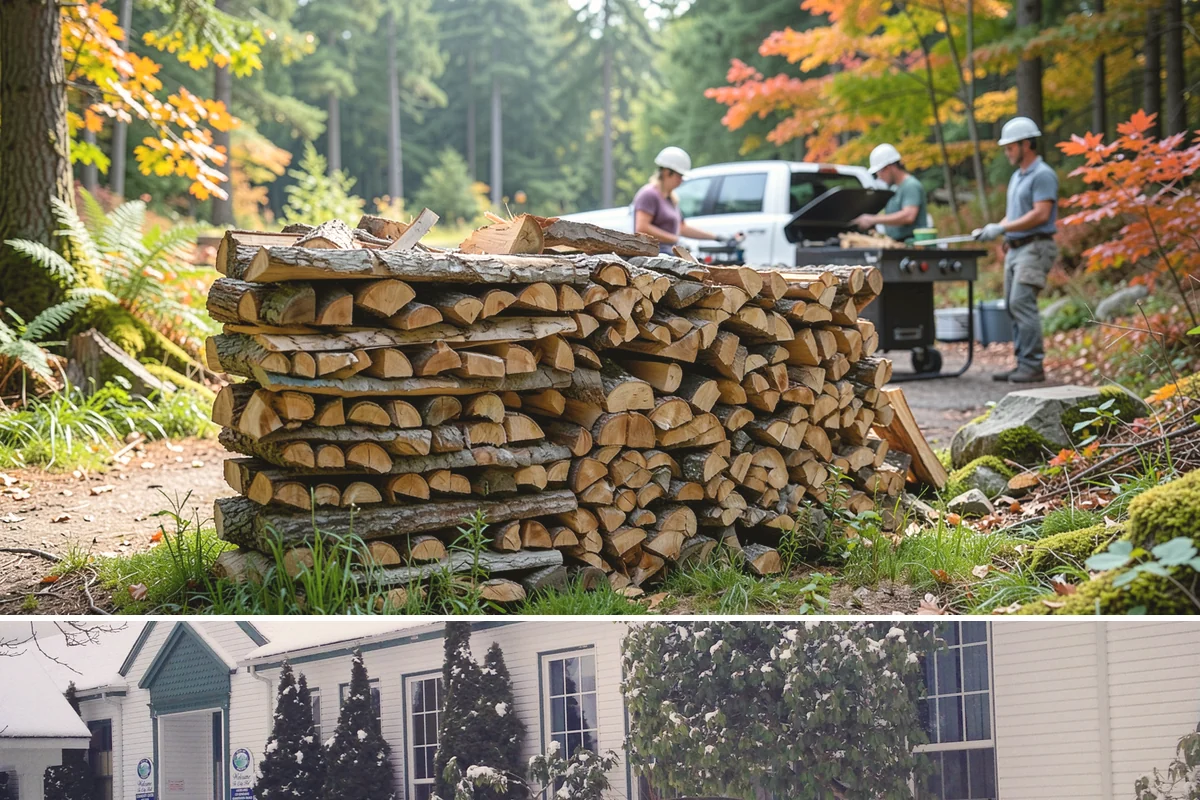 Firewood Sales in Pacific, King County, WA - Stock up in the shoulder seasons of late summer and fall when supply is strongest and you can burn immediately.