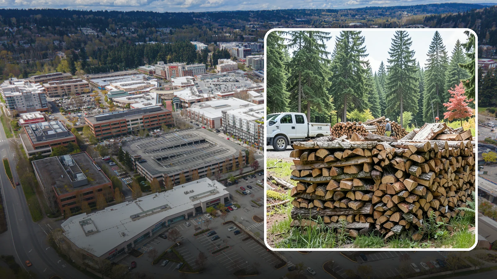 Firewood Sales in Redmond, King County, WA - We sell dependable, properly seasoned firewood by the quantity you need for reliable heat through the damp Pacific Northwest...