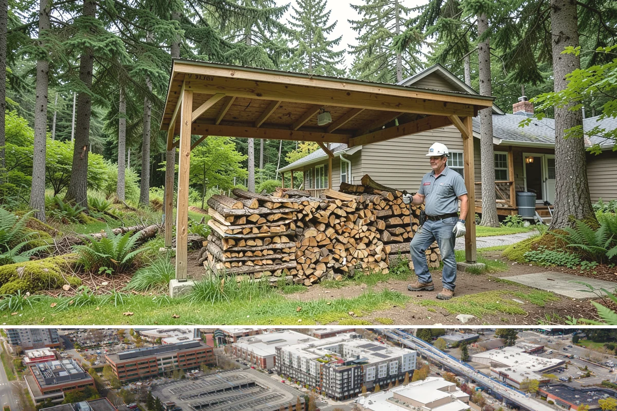 Firewood Sales in Redmond, King County, WA - Stock up in the shoulder seasons of late summer and fall when supply is strongest and you can burn immediately.