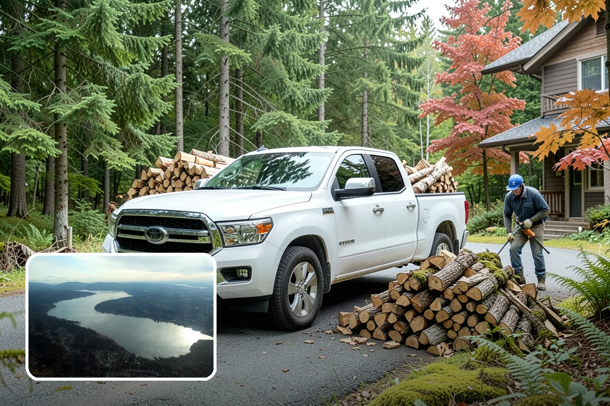 Firewood Sales in Sammamish, King County, WA - Honest, measured volumes on every purchase