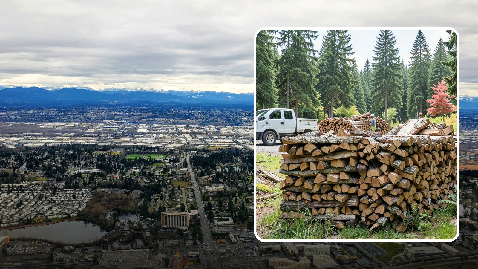 Firewood Sales in SeaTac, WA - We sell dependable, properly seasoned firewood by the quantity you need for reliable heat through the damp Pacific Northwest...