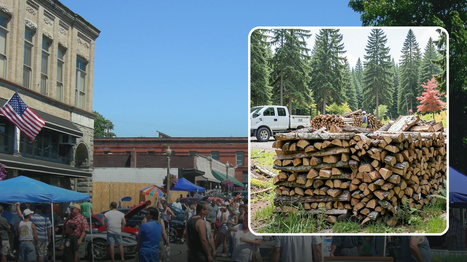 Firewood Sales in Snohomish, Snohomish County, WA - We sell dependable, properly seasoned firewood by the quantity you need for reliable heat through the damp Pacific Northwest...