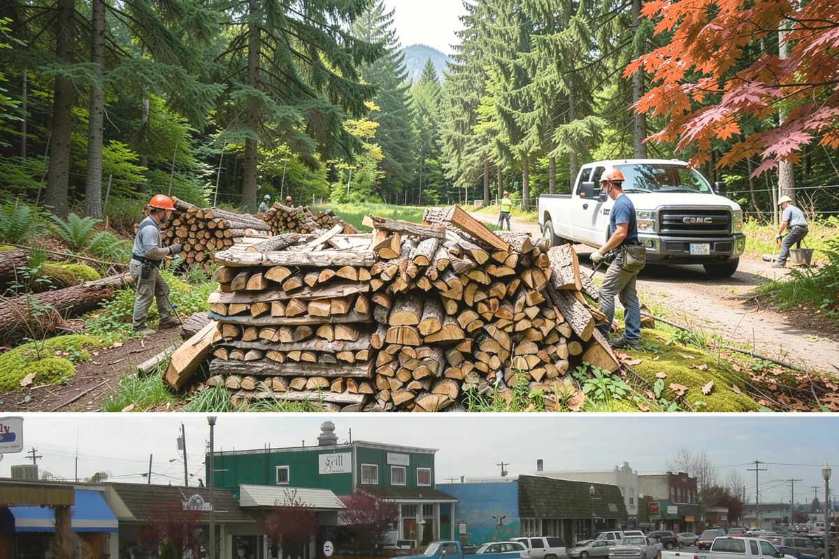 Firewood Sales in Stanwood, Snohomish County, WA - Stock up in the shoulder seasons of late summer and fall when supply is strongest and you can burn immediately.