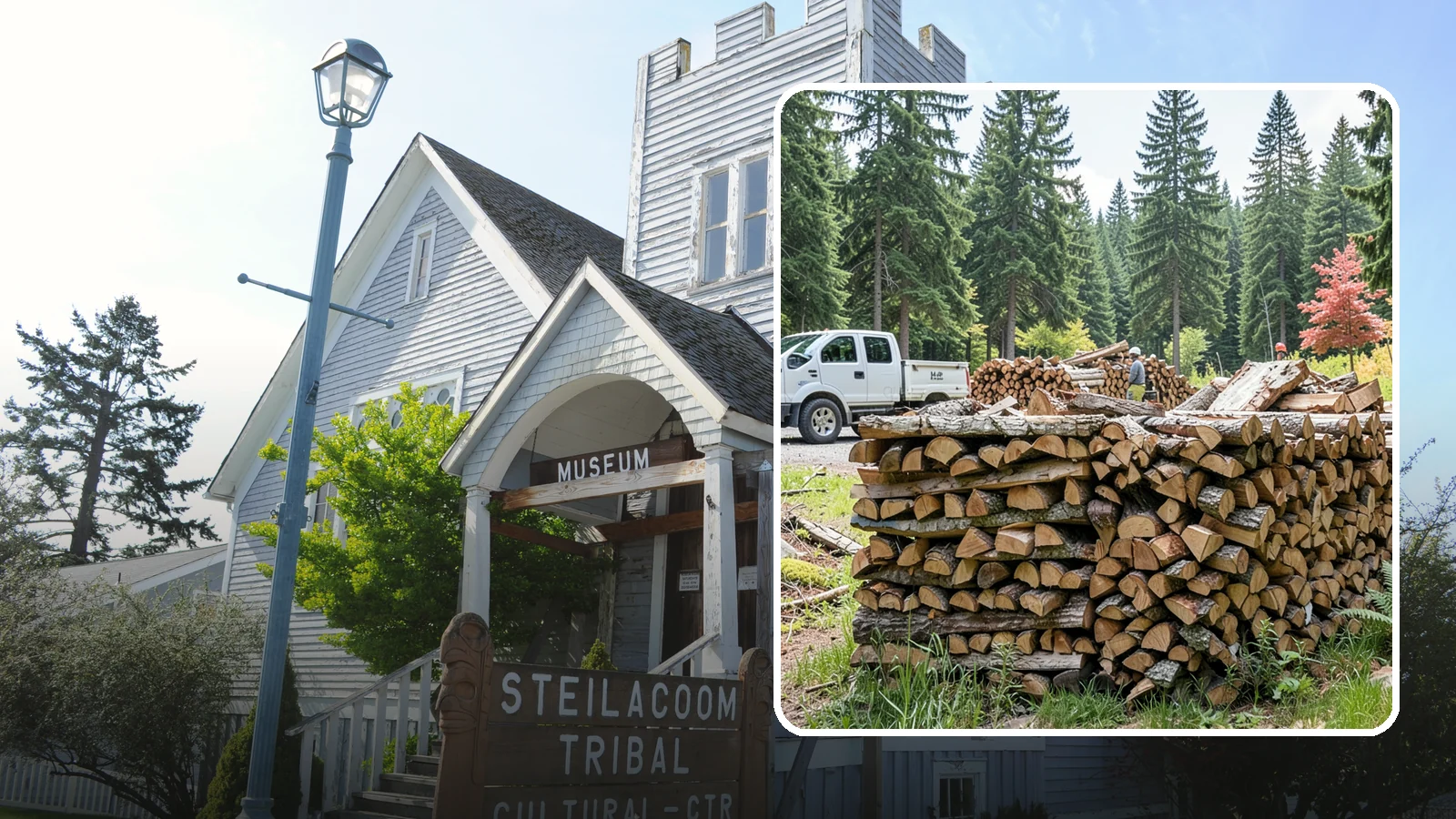 Firewood Sales in Steilacoom, Pierce County, WA - We sell dependable, properly seasoned firewood by the quantity you need for reliable heat through the damp Pacific Northwest...