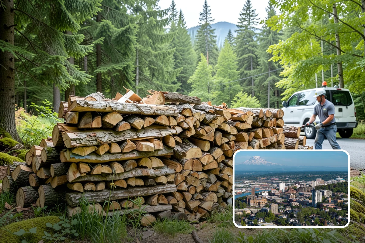 Firewood Sales in Tacoma, Pierce County, WA - Honest, measured volumes on every purchase