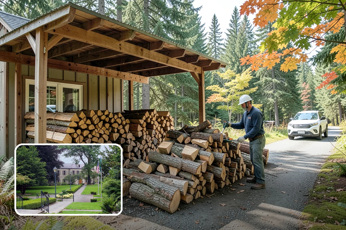 Firewood Sales in Woodinville, King County, WA - Honest, measured volumes on every purchase