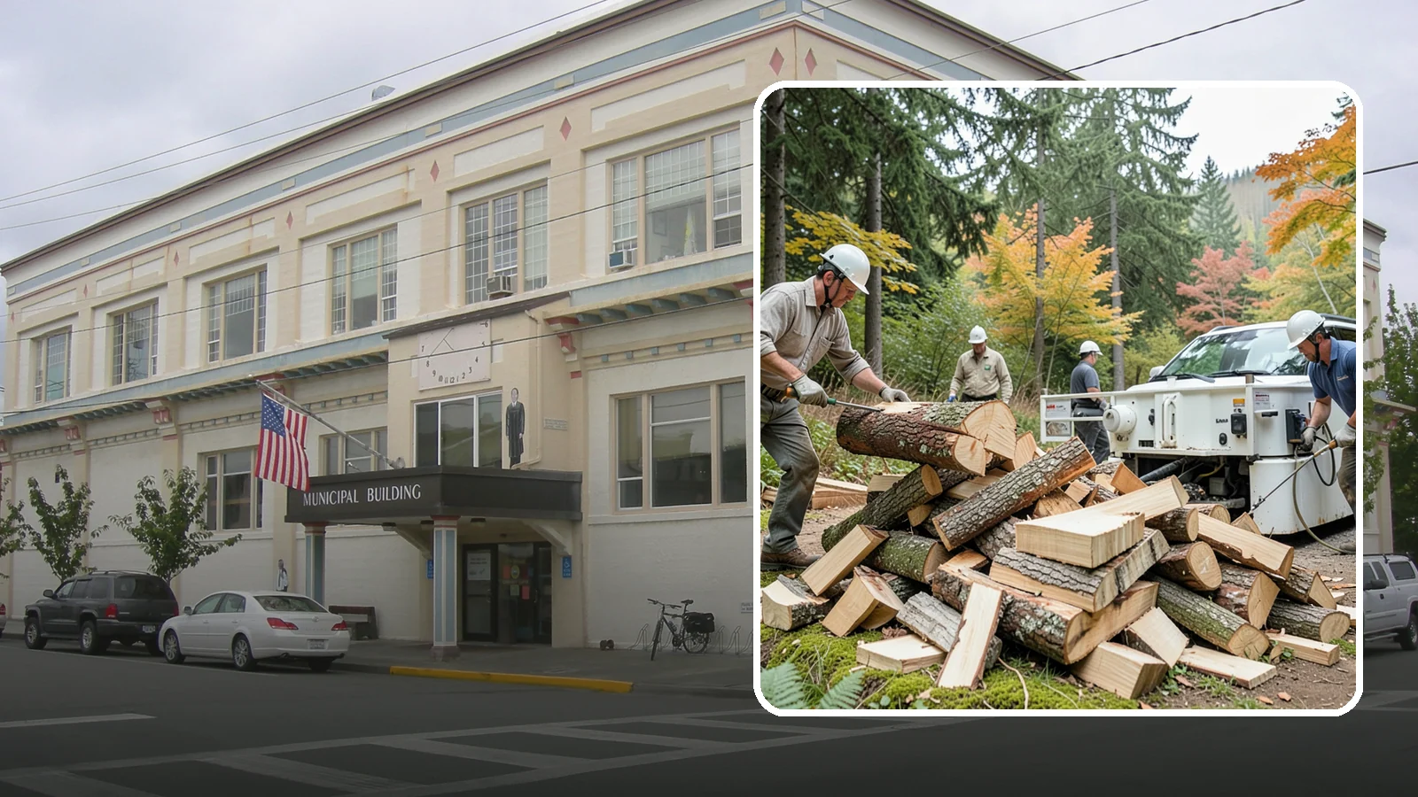 Firewood Splitting in Anacortes, Skagit County, WA - Firewood splitting that opens up rounds for faster drying and easier handling.