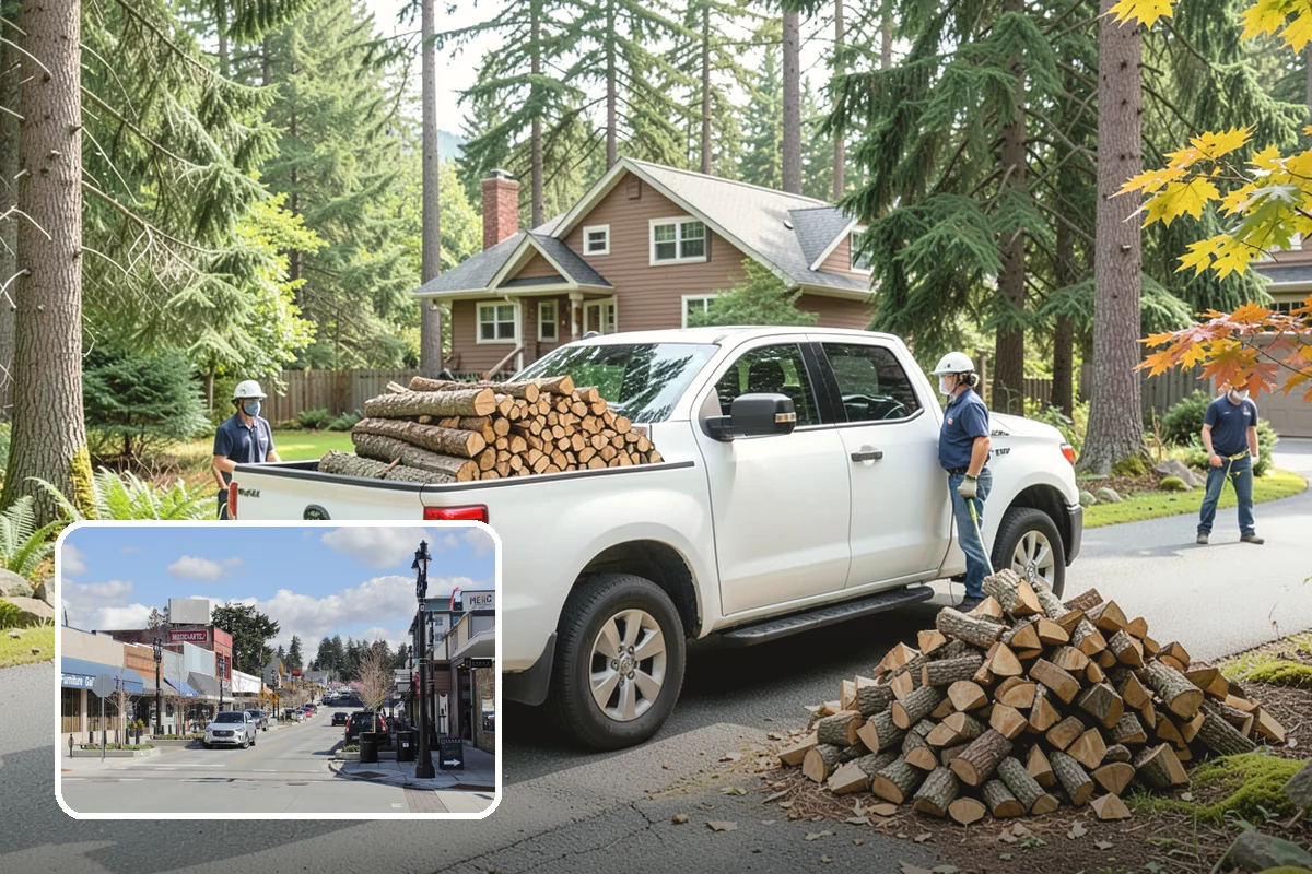 Firewood Splitting in Bothell, King County, WA - Splitting speeds up drying in a damp climate