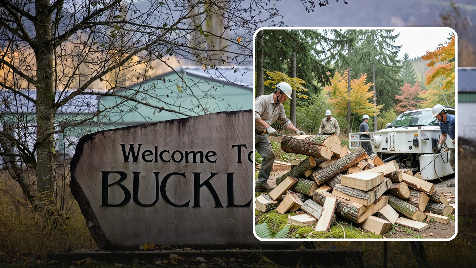 Firewood Splitting in Buckley, Pierce County, WA - Firewood splitting that opens up rounds for faster drying and easier handling.