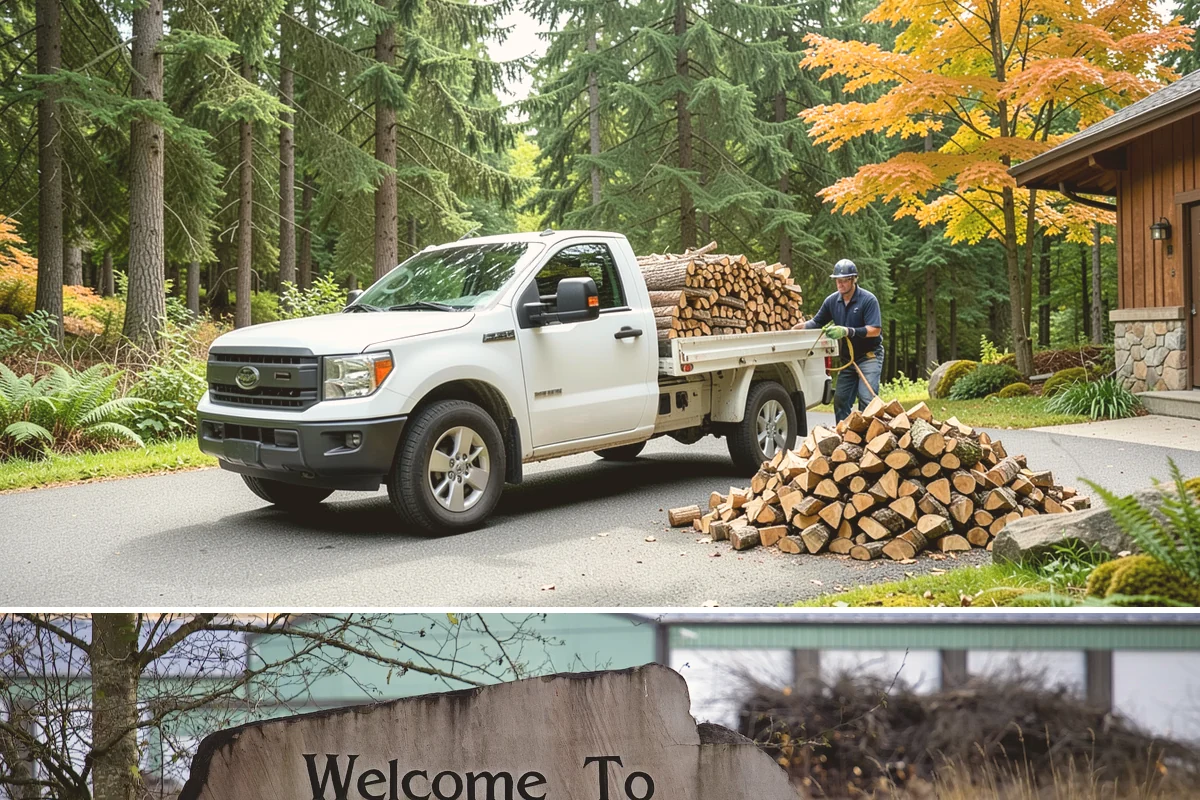 Firewood Splitting in Buckley, Pierce County, WA - Split in the spring so the wood has the warm, drier months to finish seasoning.