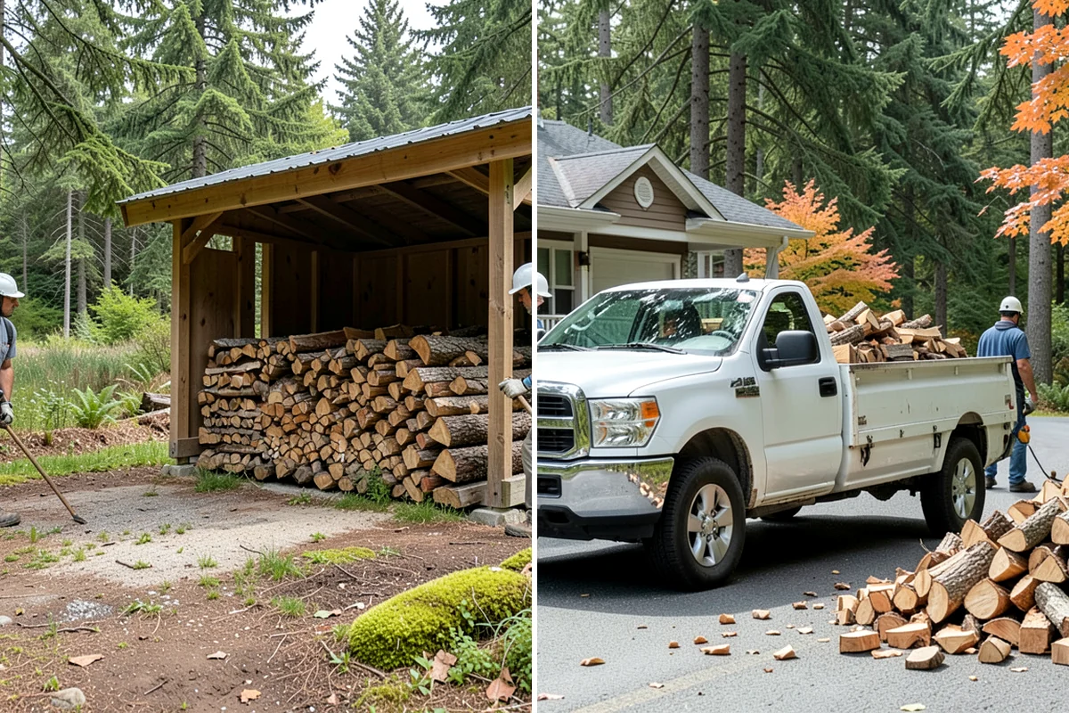 Firewood Splitting in Concrete, Skagit County, WA - Discuss your preferred split size and volume
