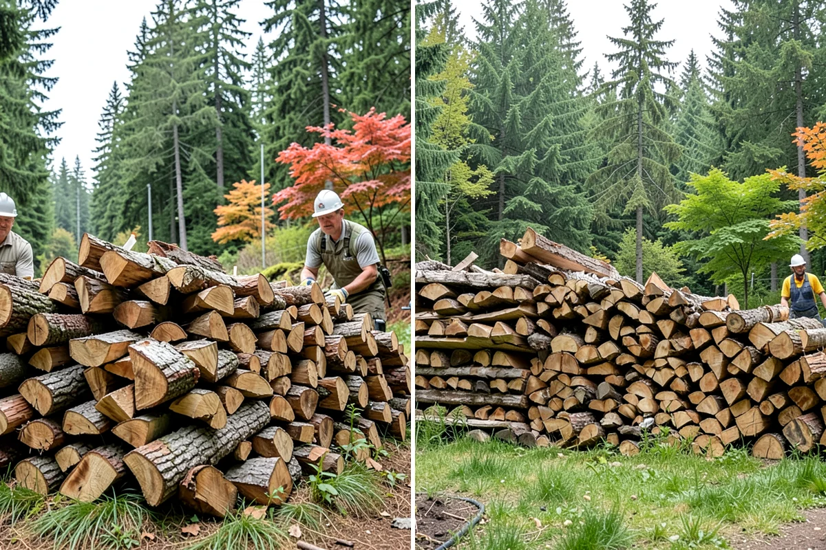 Firewood Splitting in DuPont, Pierce County, WA - Discuss your preferred split size and volume