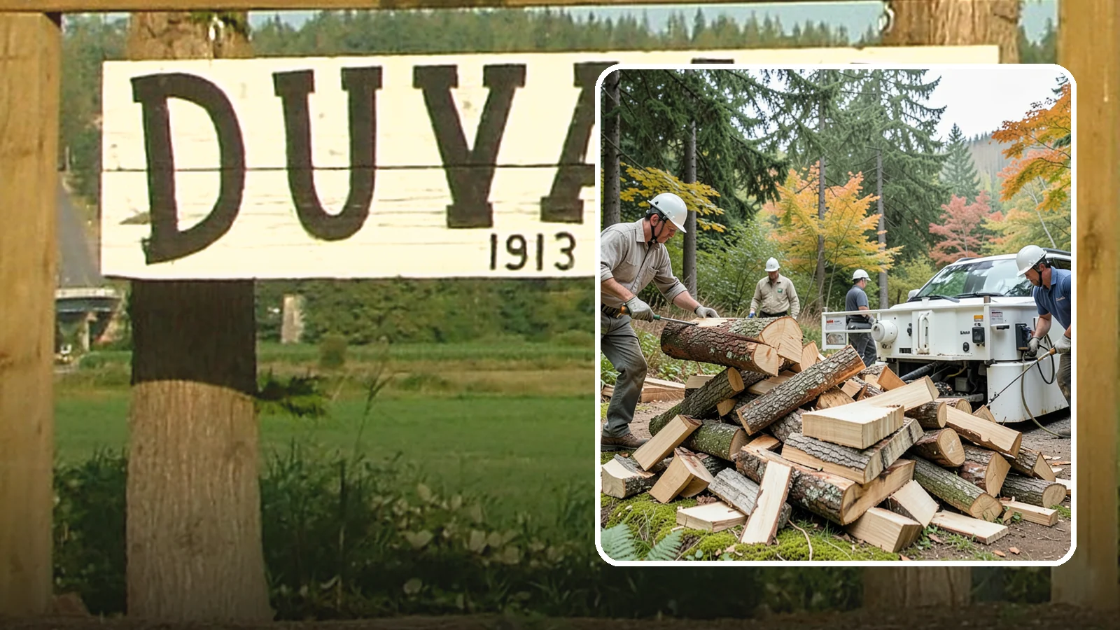 Firewood Splitting in Duvall, King County, WA - Firewood splitting that opens up rounds for faster drying and easier handling.