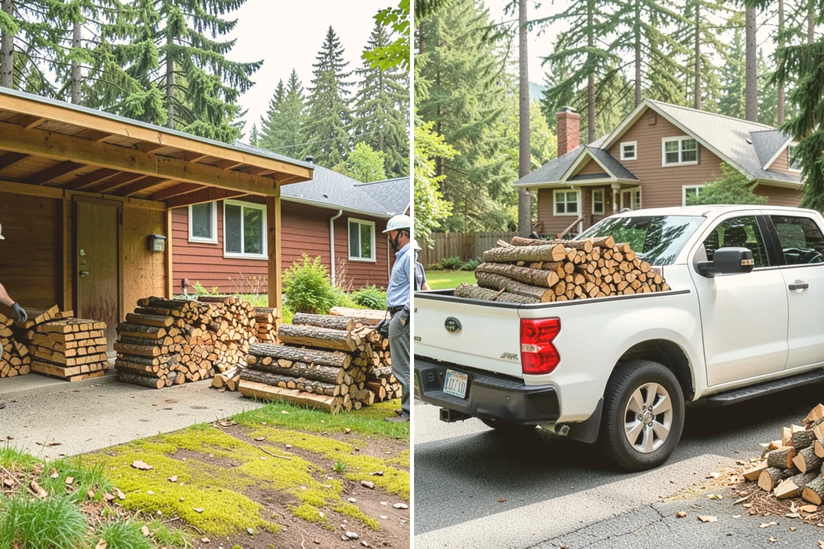 Firewood Splitting in Eatonville, Pierce County, WA - Discuss your preferred split size and volume