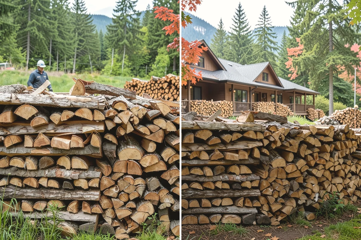 Firewood Splitting in Edgewood, WA - Discuss your preferred split size and volume