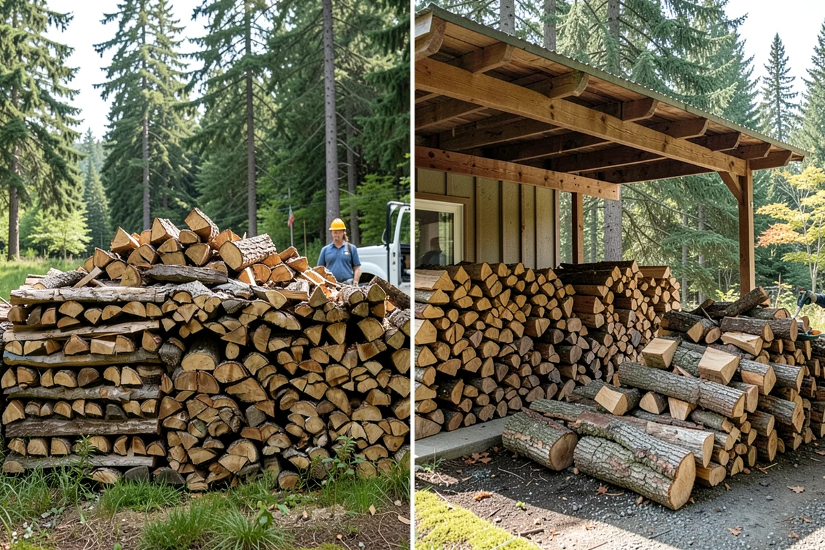 Firewood Splitting in Enumclaw, King County, WA - Discuss your preferred split size and volume
