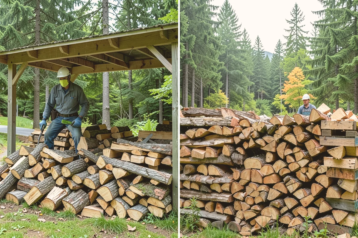 Firewood Splitting in Fife, Pierce County, WA - Discuss your preferred split size and volume